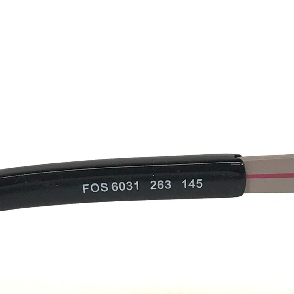 Fossil Eyeglasses Frames FOS6031 263 Black Grey Cat Eye Full Rim 54-14-145